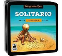 Cranio Creations - Magnetic Line, Solitario - Un Grande Classico In Versione Tascabile E Magnetica - Gioco Solitario - 5 Minuti - Gioco per Famiglie e Amici - Età 6+ - Edizione in Lingua Italiana