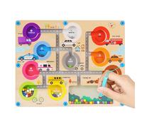 Magnetic Maze, Magnet Puzzle Matching Game, 11.81x8.86x0.71 Inches, Educational Sensory Toy, Fine Motor Skill Development, Preschool Learning Toy for Kids Birthday School Travel Road Trip