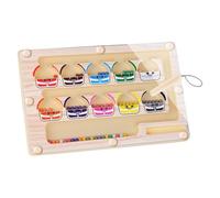 Magnetic Maze Toy, Color Number Puzzle, Educational Preschool Activity, Fine Motor Skill Development, Learning Game, Home Classroom Travel Use, 8.66x5.39x0.51 Inches