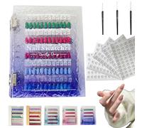 Magnetic Nail Swatches Book, 2025 New 120/180/240 Nail Color Display Book, Magnet Blank Nail Organizer Storage, Nail Art Salon Design Display Booklet for Manicurist (Purple,240Pc)
