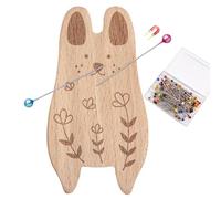 Magnetic Needle Minder - Pincushion Paper Clip Organizer, Hair Pin Storage Accessory, Multi Purpose Fridge Gripper, Cute Kawaii Letter Press Shape | Stick For Workshop Studio Tailor Kit Fabric Patch