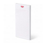 Magnetic Note Pad for Fridge - Grocery List Magnet Pad for Fridge Lined Notepad Cute 100 Sheet Chunky List Magnetic Notepads for Refrigerator Kitchen Memo Slim Notepad with Magnet Decorative Notebook