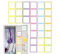 Magnetic Note Pad Fridge, Erasable Planning Pads Labels, 3,15 x 3,15 Inch Convenient Backing & Reusable Design, Sticker Message Notepad for Shopping, Home, Kitchen, Locker, Whiteboard, School