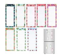 Magnetic Notepad For, Fridge 8 Pieces, Tear-Off Non-Adhesive Memo, Pads | Fridge Note Pads Families Shoppers Students Teachers Renters Parents Home Office Apartment Dorm Living Room Kitchen