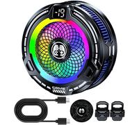 Magnetic Phone Cooler - 30W Cellphone Cooling Radiator, Portable Adjustable Speed Fan | Efficient Radiator For Mobile Vlog Live Streaming Summer Heat Smartphone Use