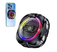 Magnetic Phone Cooler | Digital Display Heat Reduction Case,Semiconductor Adjustable Turbo Airflow To Deliver A NoiseControl Cell Phone Cooling Fan,for Adult Teacher Meeting Game Video Live Streaming