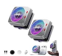 Magnetic Phone Cooler - MX2 Glacier Radiator, 30W Magnetic Heat Dissipation King, 30W Magnetic Heat Dissipation King, Cellphone Radiator for Live Streaming, Mobile Gaming (2-PCS)