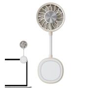 Magnetic Phone Fan - ABS 7W 360° Adjustable Portable Handheld Cooling Device, Rechargeable Mini Fan | Personal Air Cooler for Home Office Travel Picnic Beach Camping School Commuting Use