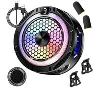 Magnetic Phone Fan, USB Rechargeable 3 Speed Quiet Cooling Fan
