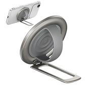 Magnetic Phone Grip - Portable Foldable Adjustable Magnetic Handle And Stand For Smartphones | Compact Cell Phone Grip Holder For Secure Hand Use and Hands Free Viewing | Ideal F́or House Desk