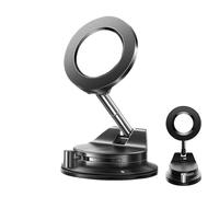 Magnetic Phone Holder - 2.83 Inches Car Dashboard Mount | Strong Suction Stand - Durable ABS PC Zinc Alloy Phone Holder Designed For Safe Navigation Calls And Recording In Cars Trucks Vańs & Long Road