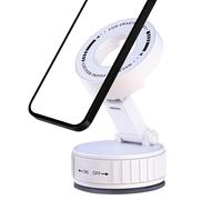Magnetic Phone Holder, Auto Mount Bracket, 2.4x1.61in Folding Smartphone Stand, Adjustable Grip Mechanism, Dashboard Clip Base for Truck, Rv, Vehicle Interior, Long Drive, Travel