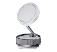 Magnetic Phone Holder - Rotating Locking Phone Stand, Adjustable Dashboard Metal Suction Cup Car Mobile Mount, Smartphones Accessories | For Driving Gym Bedroom Office Desk Kitchen Travel