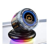 Magnetic Phone Holder | with RGB Lights Washable Base Wireless Stand