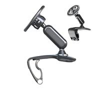 Magnetic Phone Mount - Adjustable 360 Degree Viewing Stand, Clip On Non Sli