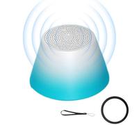 Magnetic Phone Speaker - ABS, Mini Wireless Speaker, Smartphone Mount | Portable Audio Speaker with Magnetic Base and Lanyard for Hiking, Beach, Garage, Office, Bathroom and Home Use