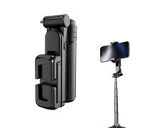 Magnetic Pocket Selfie Stick for iPhone, Multifunctional Magnetic Selfie Stick Tripod, Mini Portable Pocket Tripod for Travel, Setup, Parties, Family Recording (Clamp type)