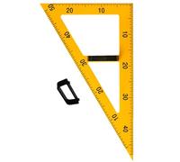 Magnetic Protractor - PVC, 14.37x14.37x20.28in Triangle Ruler Large Teaching Tool | Chalkboard Magnetic Angle Measurement Geometry Aid, Giant Protractor For Classrooms, Math Teaching