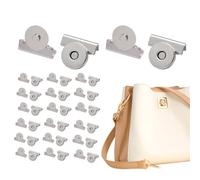 Magnetic Purse Closure Set, 20-Piece Seamless Clip Clasps, Multi-Function Magnetic Buttons, 2x1.7cm, for Handbags, Clothing, Crafts, and Projects Seeking Practical Solutions