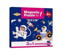 Magnetic Puzzle - 7.09 Inches Portable Jigsaw Toy for, Fun Parent-Child Interaction with Travel-Friendly Design, Educational Magnet Puzzle for Kids Ages 2-6 Boys and Girls
