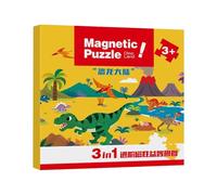 Magnetic Puzzle - 7.09 Inches Portable Jigsaw Toy for, Fun Parent-Child Interaction with Travel-Friendly Design, Educational Magnet Puzzle for Kids Ages 2-6 Boys and Girls