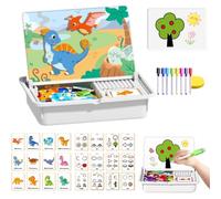 Magnetic Puzzles Face Dress Up Travel Game Double Side Preschool Educational Learning Toy for Kids, Enhances Creativity and Learning for Kids (Style 1)