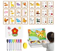 Magnetic Puzzles Face Dress Up Travel Game, Magnetic Faces Kids, Educational Facial Expression Learning Puzzle Children, Sensory Fine Motor Learning Education Activities, for Toddler Kids Ages 3-6 (F)