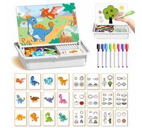 Magnetic Puzzles Face Dress Up Travel Game Magnetic Puzzle,Travel Game Double Kids Educational Learning Toy,Funny Face Play Set,Enhances Creativity and Learning for Boys Girls(B)