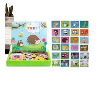 Magnetic Puzzles for Children Funny Double Sided Board Games