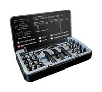 Magnetic Ratchet Screwdriver Set - T Handle Multi Function Precision Driver Kit | Ergonomic NonSlip Grip & S2 Alloy Steel Bits With Portable Compact Storage Case For Home Repair, DIY Projects
