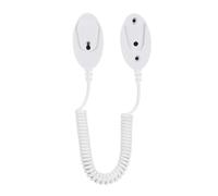 Magnetic Remote Control Holder - Adhesive Wall Remote Organizer with Retractable Spring Rope | Anti Loss TV Controller Storage Mount | Magnetic Remotes Holder for Office Classroom Bedroom Home School