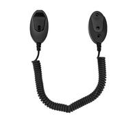 Magnetic Remote Control Holder - Adhesive Wall Remote Organizer with Retractable Spring Rope | Anti Loss TV Controller Storage Mount | Magnetic Remotes Holder for Office Classroom Bedroom Home School
