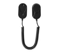 Magnetic Remote Control Holder, TV Remote Organizer con Rope Retractable Spring Rope, Anti-Lost Controller Bracket for Rv, Bedroom, or Home, Wall Mounted Design Keeps Remotes Secure, Accessible