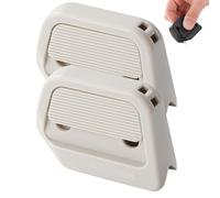 Magnetic Retractable Box Cutter - Safety Lock Utility Knife With Built-In Magnet for Easy Storage & Quick Access, Box Cutter Magnet, Cardboard Opener with Right Angle Groove (WHITE)