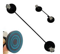 Magnetic Rods Door Curtains, Drapes Holder Bar, Household Curtain Rod with Strong Magnet, Easy Install Window Accessory, Curtain Rod for Bedroom Kitchen Living Room Bathroom Cafe Apartment Classroom