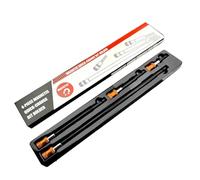 Magnetic Screw Ring-4PC Hexagonal Shank Round Tube Extension Rod 1/4 Bit Extension Rod Quick-Change Tool Set | For Construction Woodworking Automotive Electrical Drywall Home DIY Professional Use