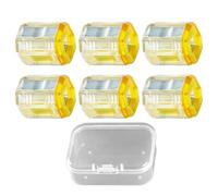 Magnetic Screw Ring, 6 Pieces Hand Tool Attachment, Transparent Drill Accessory with Durable,screwdriver Gadget with Easy, Workshop Tool with Practical, Men Professionals for Beginners Crafters Home