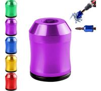 Magnetic Screw Ring, Magnetic Screw Ring for Drill, Hexagonal Design with Anti-Slip Design Removable Coil for Drill Tools Household Repairs Mechanics Carpenters (Purple)