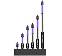 Magnetic Screwdriver Bit Set | 6pcs Portable Heavy Duty Magnetic Bit Kit | Shockproof D1 Driver Bits Set Cross Slot Magnet Head With Storage Base For Power Screwdriver