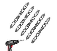 Magnetic Screwdriver Bits Drill, 5 Piece Precision Drill Bit Set, 2.56x0.25in Anti Slip Strong Magnetic Design, Assorted Screwdriving Hand Tools, Ideal for Car and Machinery Use