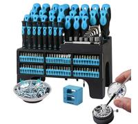 Magnetic Screwdriver Kit - Chrome Vanadium 20 x 15 x 5 cm | Precision Electronics Repair Tool Set With Case | Professional Maintenance Gear For Computers Watches Glasses Appliances And Automotive