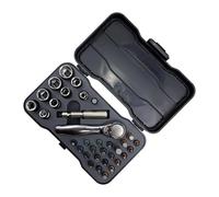 Magnetic Screwdriver Set - 34-in-1 Multi Bit Portable | Featuring High-hardness Bits, The Ratchet Screwdriver Set Increases Durability And Anti-abrasion Ability, Ensuring Long-term Stable Use During H