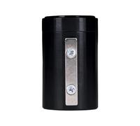 Magnetic Sealed Storage Jar - Upgrades Portable Organisation, Smell Proof Airtight Container, High Grade Aluminium + Secure Magnetic Closure, For Camping Pantries & Home Safes, Durable Black Finish