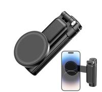 Magnetic Selfie Stick Tripod, Small Pocket-Sized Folding Stand, Five-Section Telescopic Adjustable Selfie Sticks 1.96x2.36x4.52 Inches for Vlogging, Content Creation, Recording
