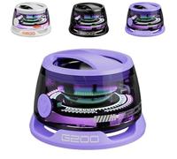 Magnetic Small Wireless Speaker, G200 Speaker, Bluetooth Magnetic Speaker, Multifunctional Magnetic Bluetooth Speaker for Phone, Magnetic Mini Bluetooth Speaker with Multi-rgb Color Light(Purple)