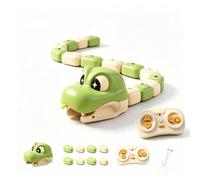 Magnetic Snake Game Toy, Remote Control Snake With Light And Sound Effect, Parent-Child Competitive Interactive Racing Game Toy For Kids Boys Girls，Green