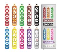 Magnetic Sorting Toy - Soft Magnetic, 24.5cm, 10 Piece Colorful Learning, Color Sorting Magnets | Kids Learning Magnets, Educational Fridge Magnet For Boys, Girls, Classroom, Whiteboard, Home