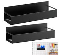 Magnetic Spray Can Holder 2 pezzi - Rack organizer in acciaio con montaggio a parete | Heavy Duty Magnetic Paint Can Storage for Garage, Workshop, cassetta degli attrezzi, Holds Spray Bottles Oil Cans