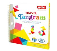 Magnetic Tangrams - Set di puzzle, gioco Montsesori Iqportatile | Libro di attività educativa per l'attività del viaggio, Toyer Toyer per bambini, intrattenimento di viaggio, regalo di svilup