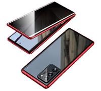 Magnetic Tempered Glass Double-Sided Phone Case for Samsung Series, 360° All-Around Protection Phone Case for Samsung Galaxy s 25 Ultra (Red,For Samsung S22)